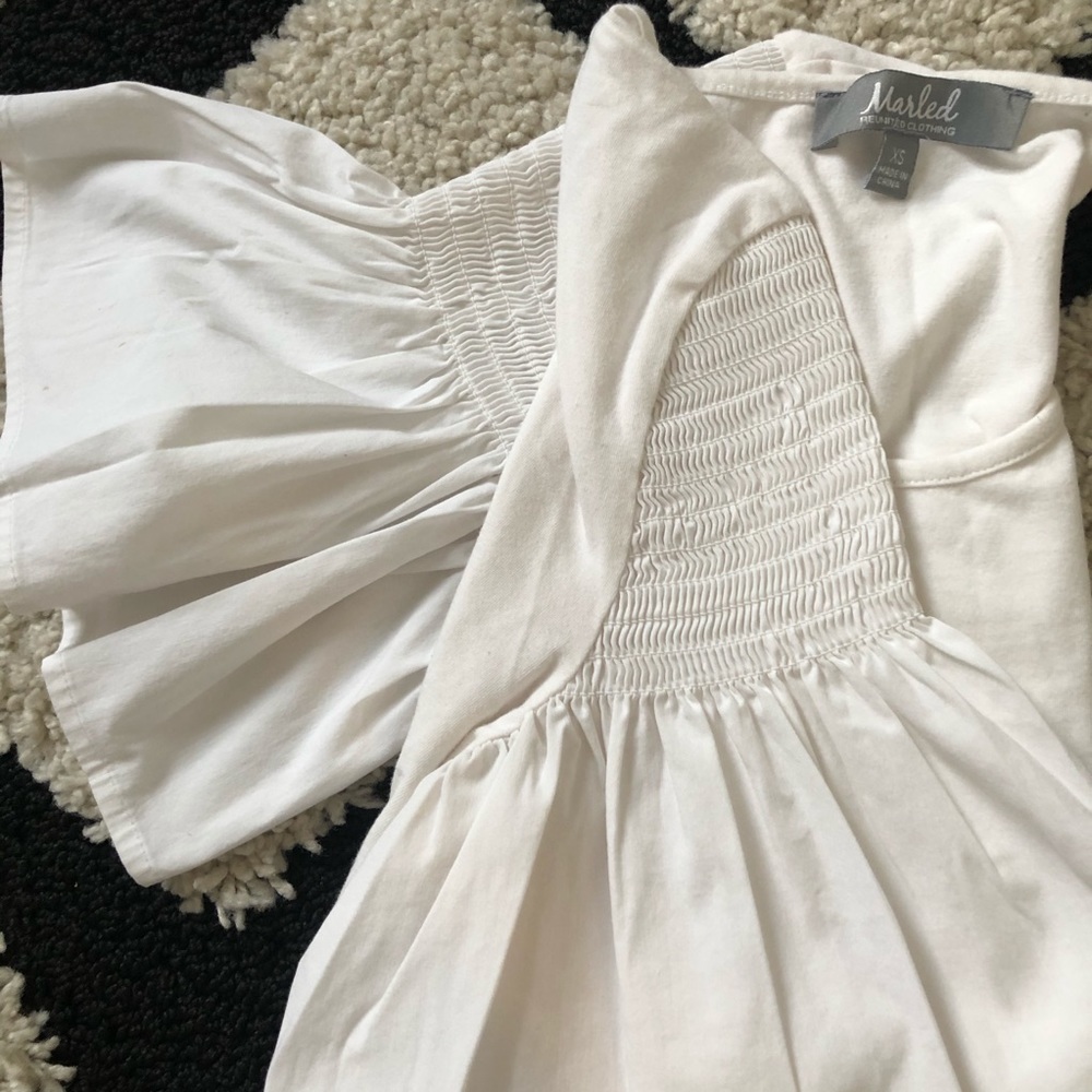 Flutter Ruffle short sleeve top - Picture 6 of 7
